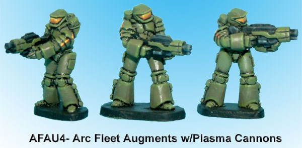 AFAU4 Arc Fleet Augments w/Plasma Cannons (6) - Click Image to Close